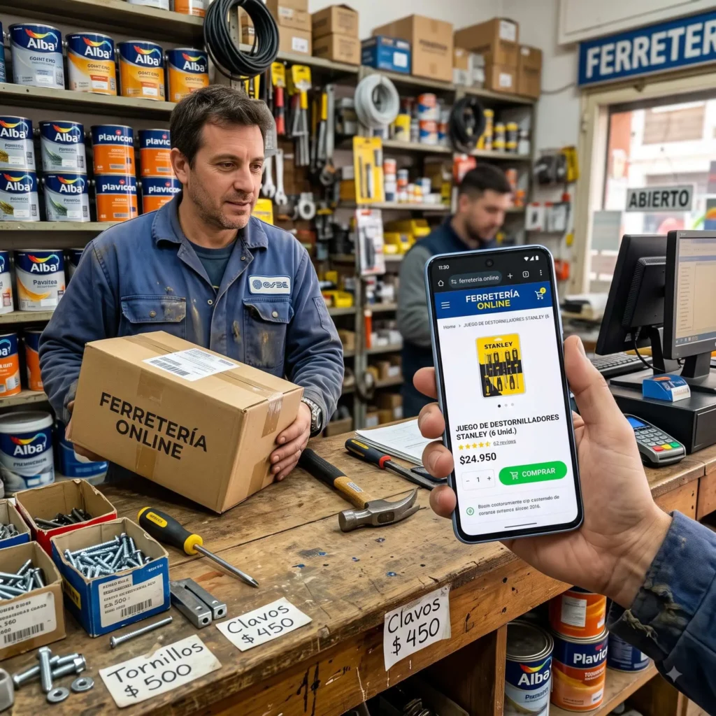 Venta online en el comercio minorista: Radiografía y desempeño del rubro ferretero